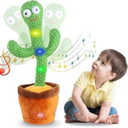 Laugh & Dance LED Cactus Toy – Interactive Fun for Kids & Adults