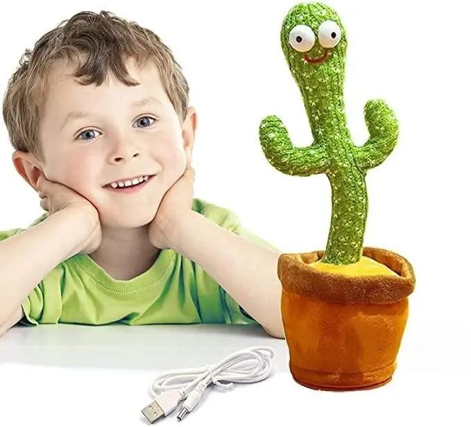 Laugh & Dance LED Cactus Toy – Interactive Fun for Kids & Adults