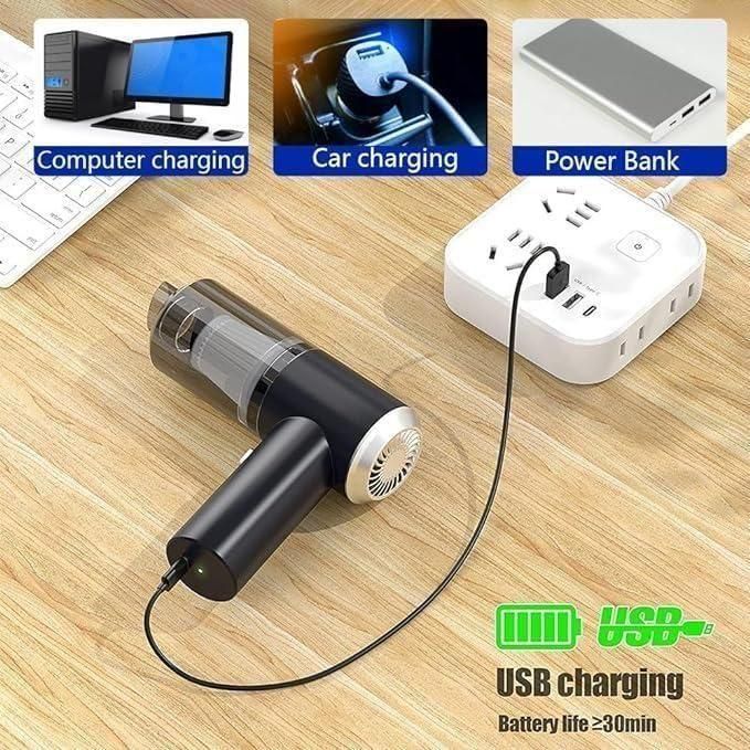 Wireless Vacuum Suction Cleaner – Compact, Cordless & Powerful