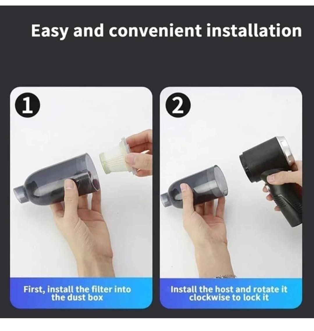 Wireless Vacuum Suction Cleaner – Compact, Cordless & Powerful