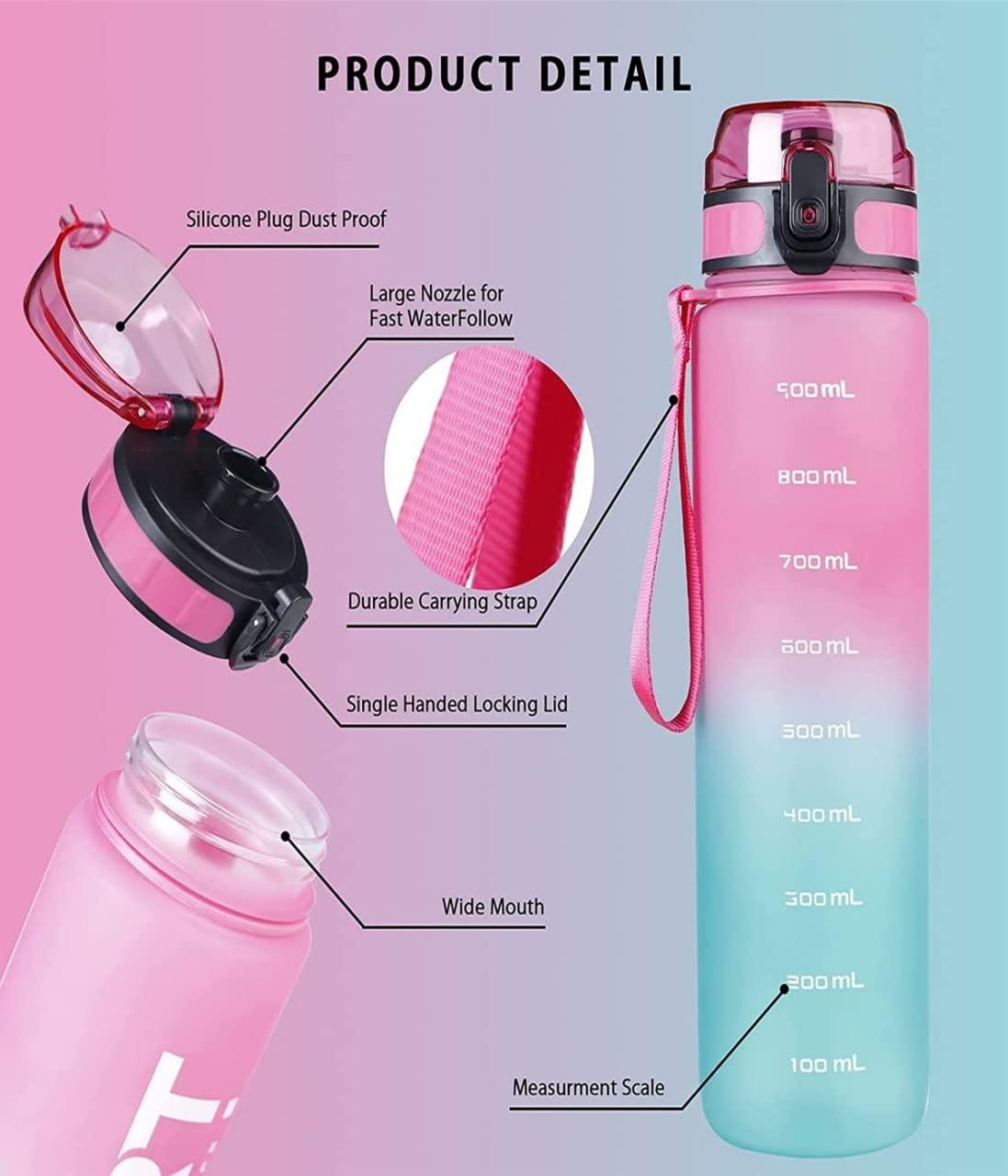 One Bottle. Every Adventure. – 1000ml Sipper for Gym, School, Office