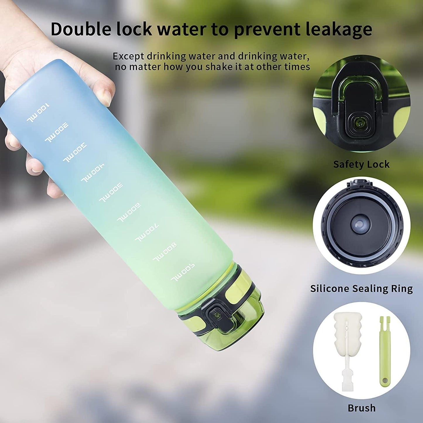 One Bottle. Every Adventure. – 1000ml Sipper for Gym, School, Office