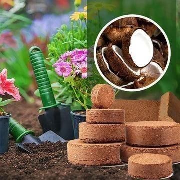 EcoSmart Planting – 100% Organic Coconut Coir Base (10 Pcs)