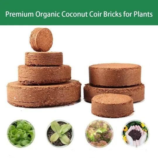 EcoSmart Planting – 100% Organic Coconut Coir Base (10 Pcs)